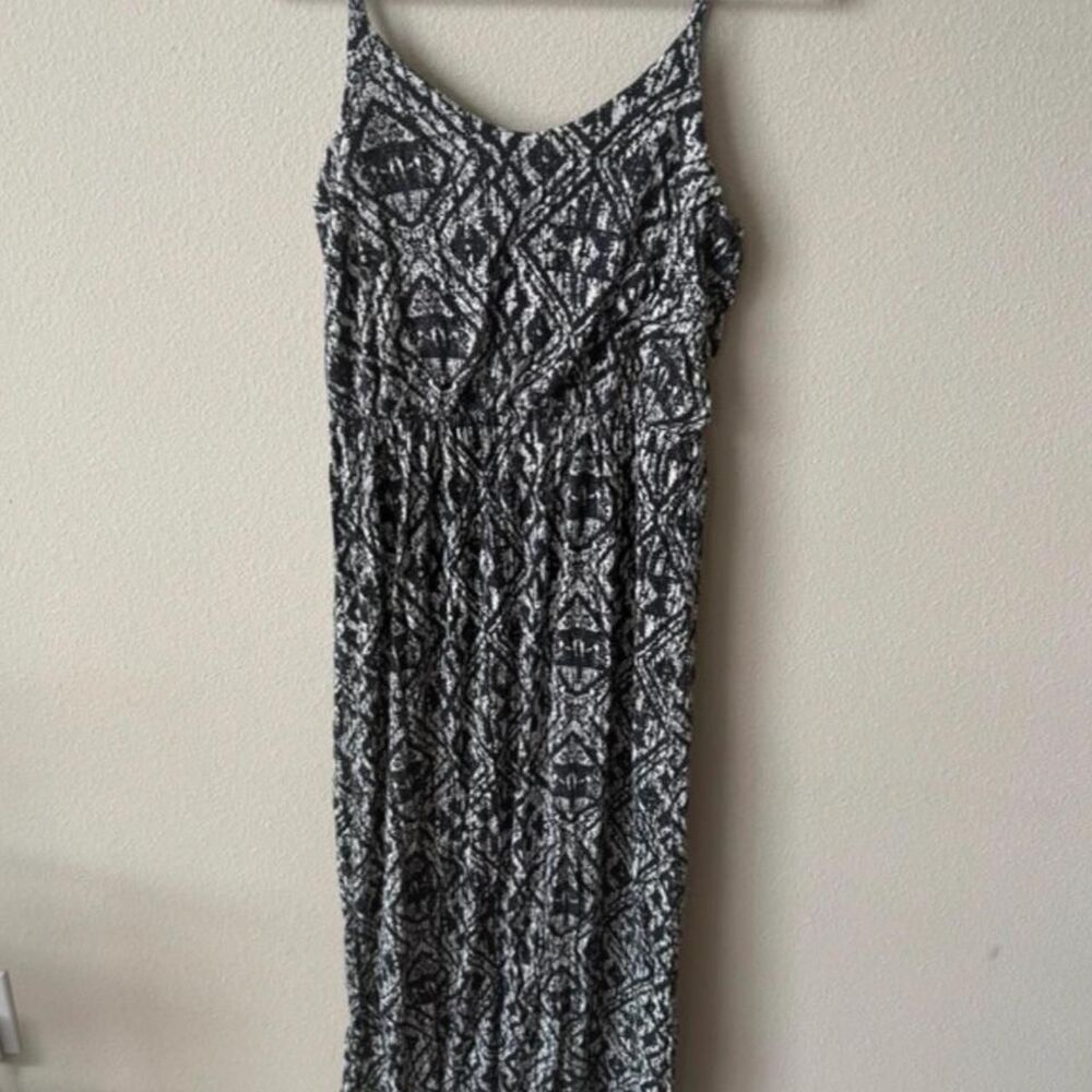 Lush Women's Grey and Black Dress